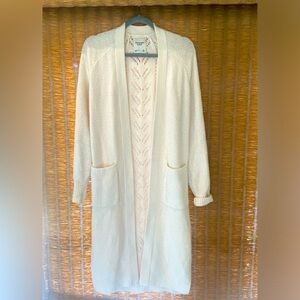 Abercrombie&Fitch midi cream cardigan sz XS